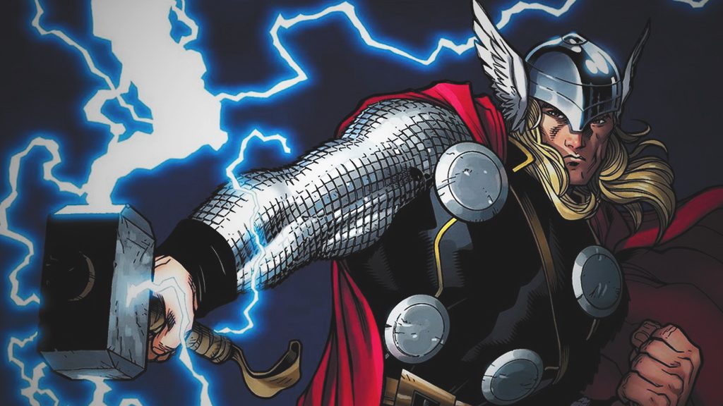 Thor Odinson, son of Odin is the Asgardian God of Thunder.