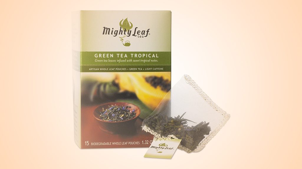 Mighty Leaf Green Tea has many flavors of tea.