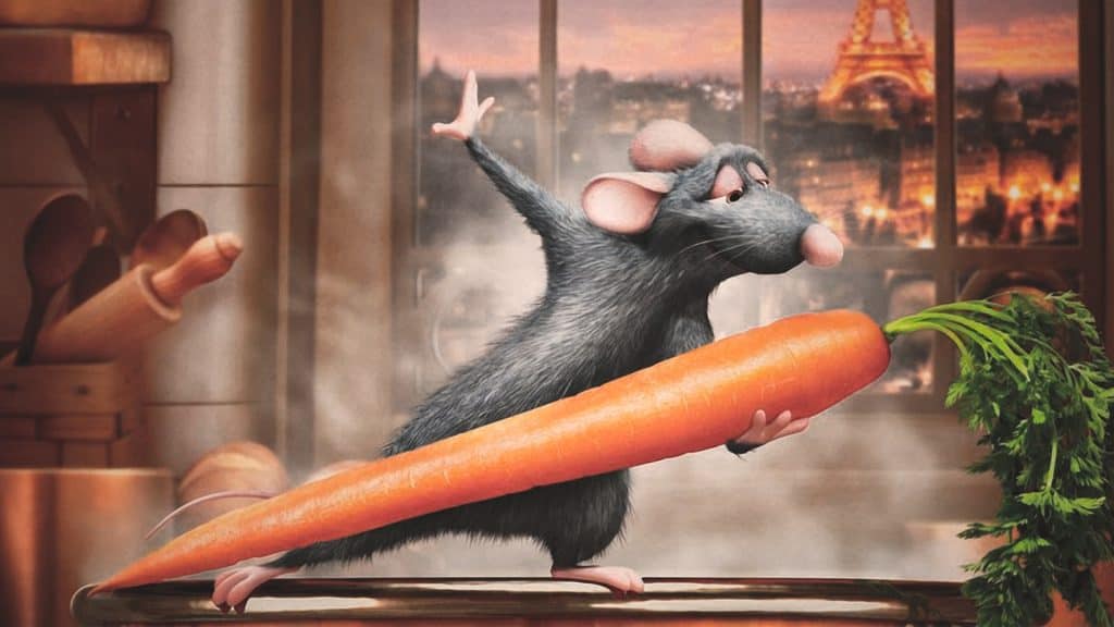 Ratatouille is the best animated cooking movie.