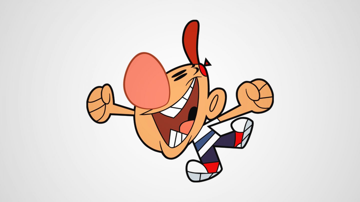 Billy cartoon character with big pink nose